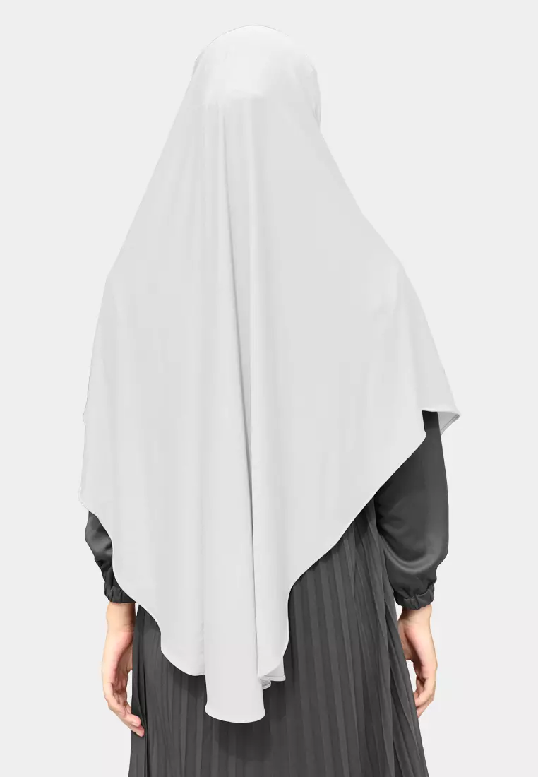 Cotton Bee - Haniya Bergo Instan | Hijab Instan | Bergo Wudhu - Broken White