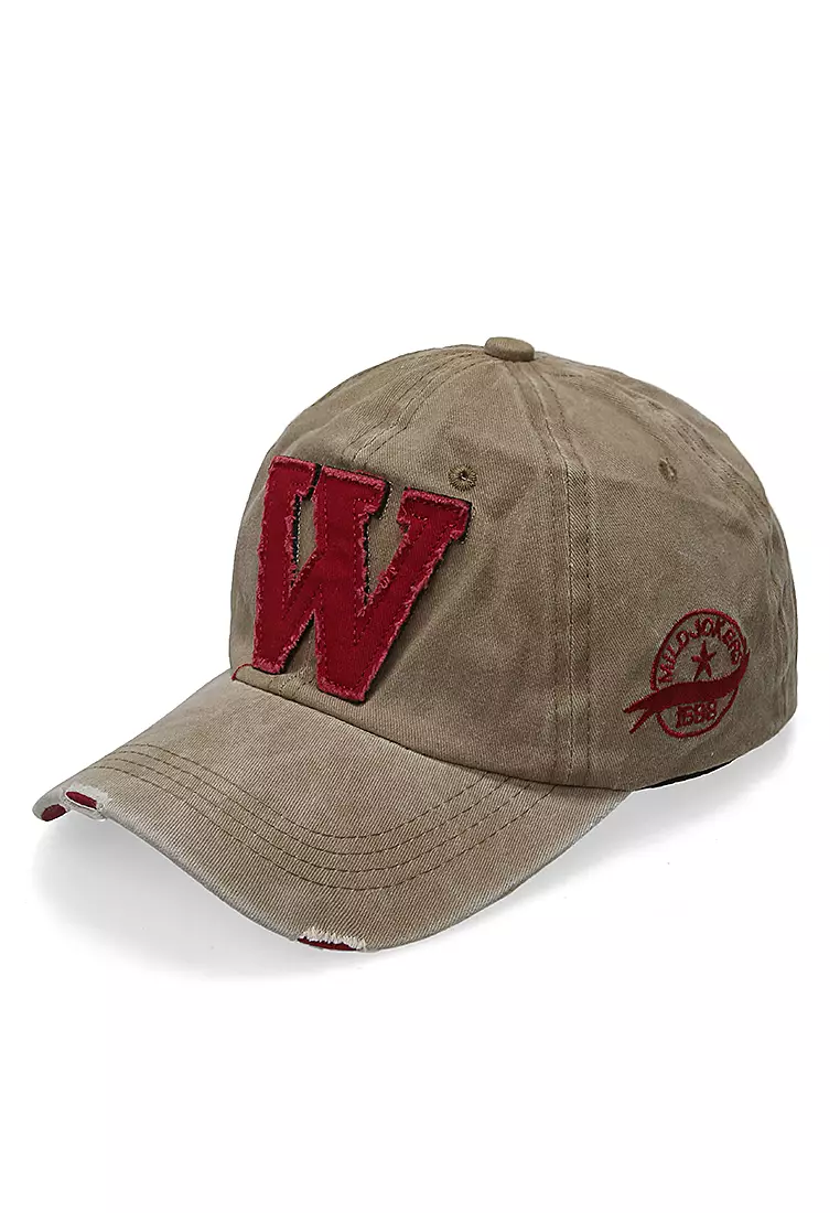 Drsh Topi Baseball Unisex Casual Vintage Motive W Adjustable Material Cotton Jean ORIGINAL - Khaki