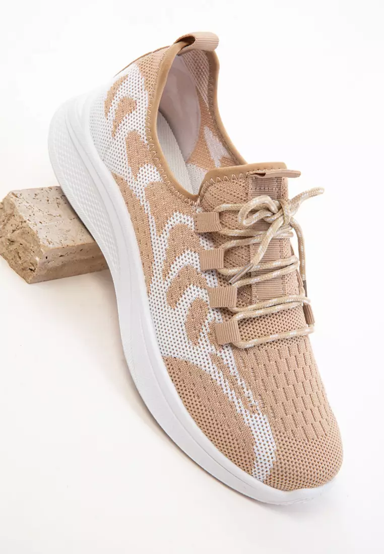 Mink-White Women's Sneaker 20718