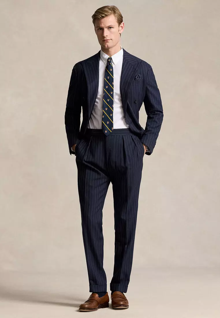Slim Fit Stretch Poplin Long Sleeve Shirt