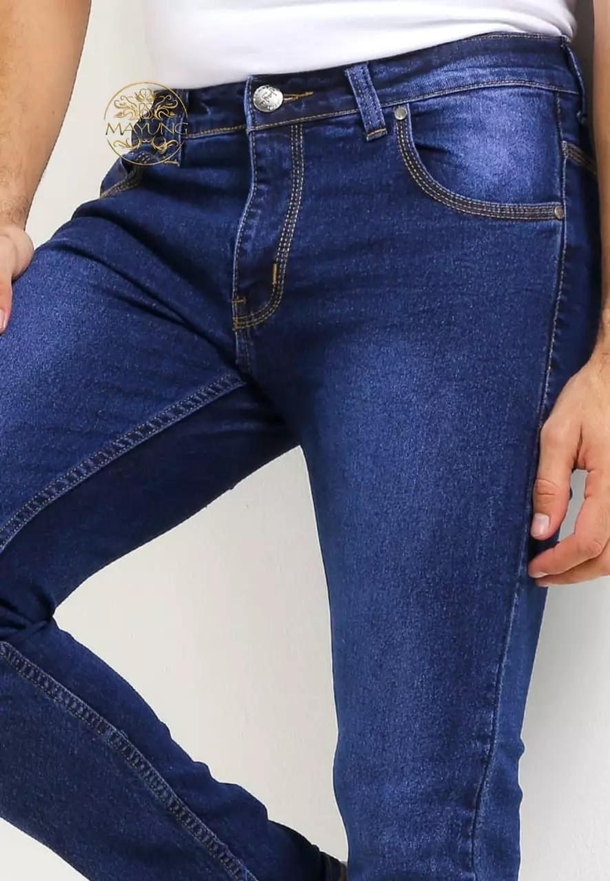 Celana Jeans Pensil Navy Panjang Pria Joe
