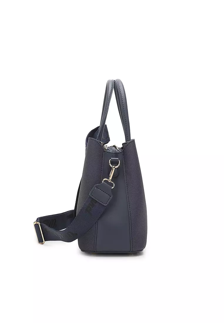 Women's Top Handle Bag / Sling Bag / Crossbody Bag / Shoulder Bag (Tas Tangan Wanita / Tas Selempang Wanita / Tas Bahu Wanita) - Biru
