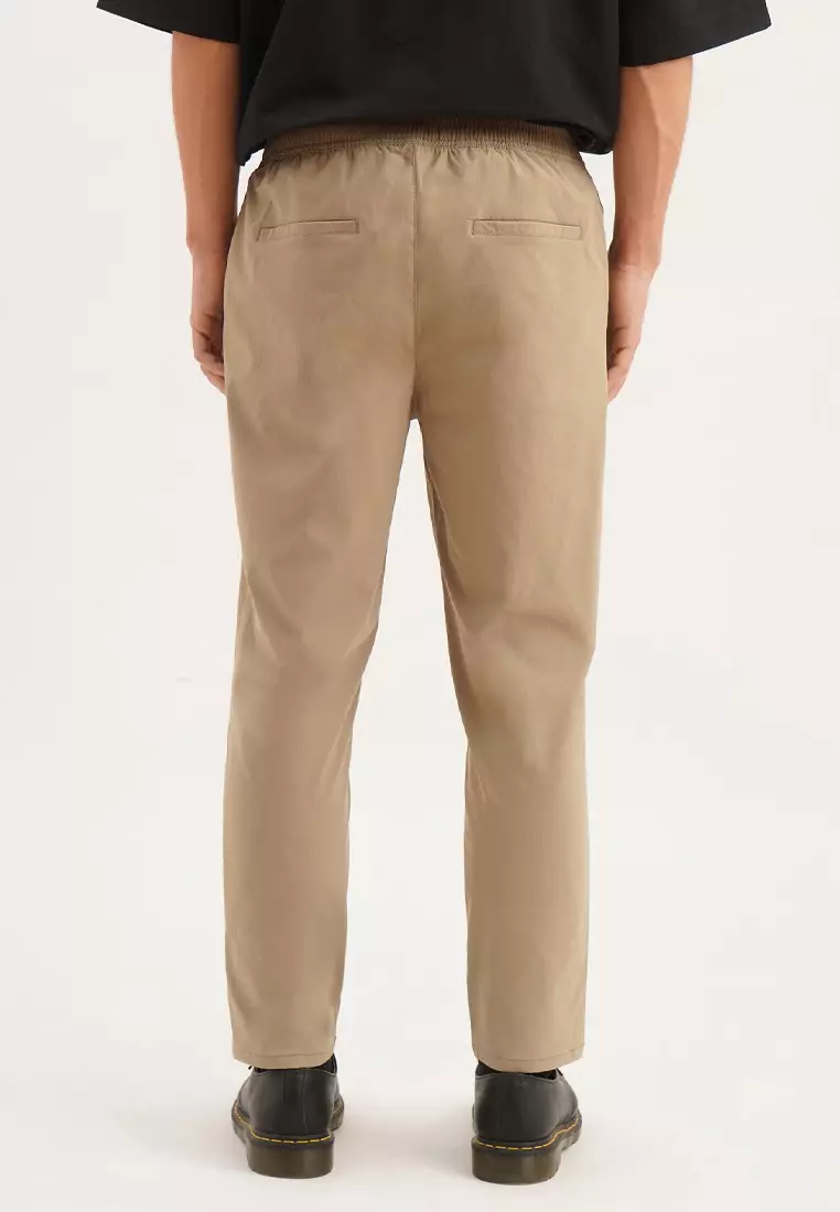 Slim Fit Staple Nylon Pants