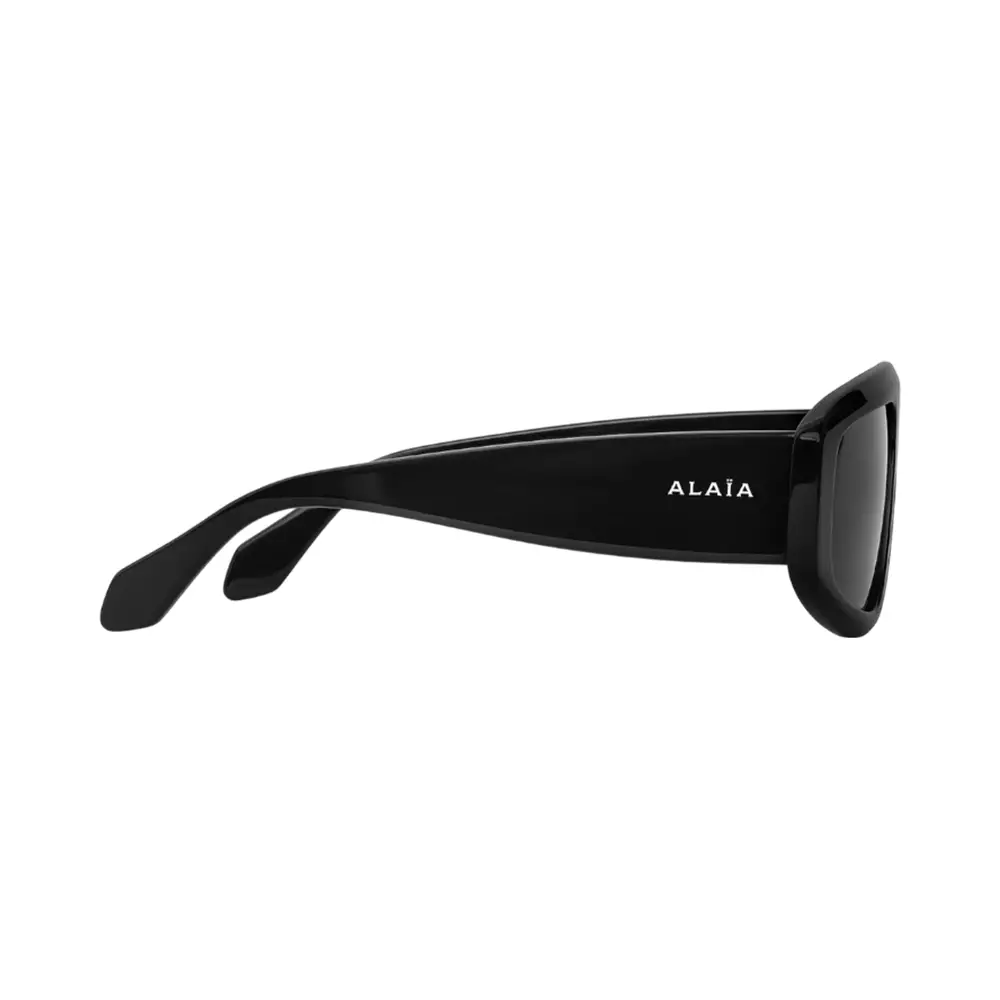 Aviator Mask Metal Sunglasses Lenses Black