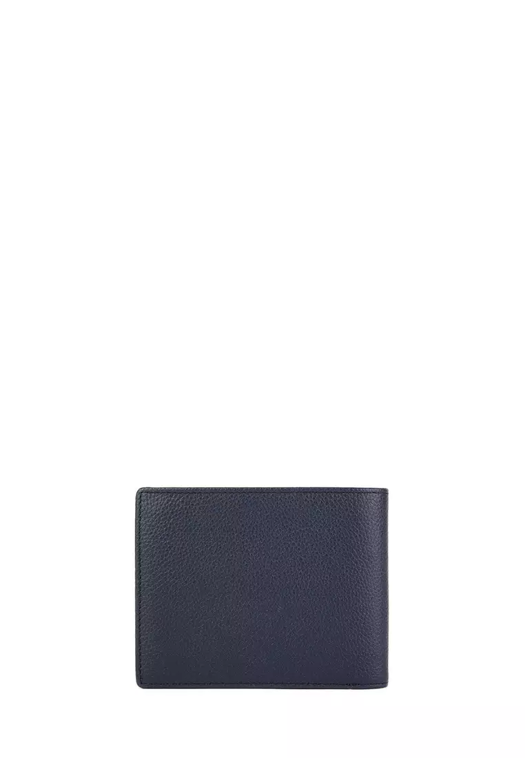 Braun Buffel (Online Exclusive) Shon Centre Flap Cards Wallet in Navy