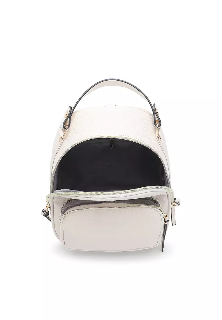 Women's Casual 2-Way Backpack - White