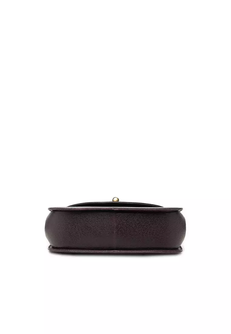 Pre-Loved Gucci Small Calfskin Bamboo Top Handle Flap