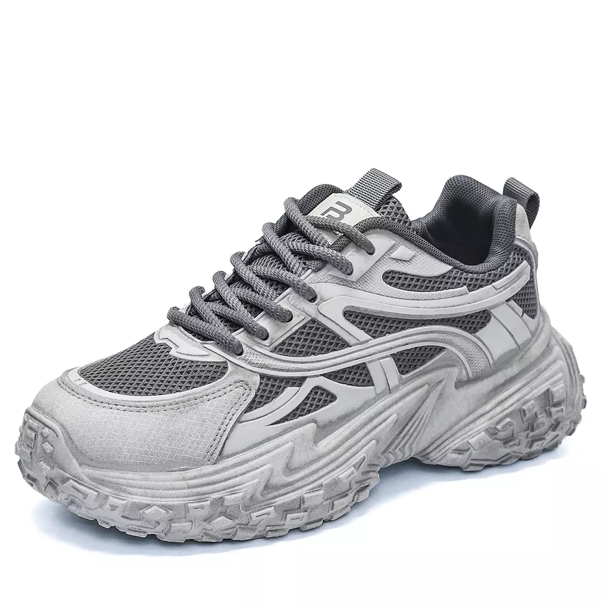 Sepatu Pria Sol Rubber Tebal Sneakers Cowok Fashion QNA803