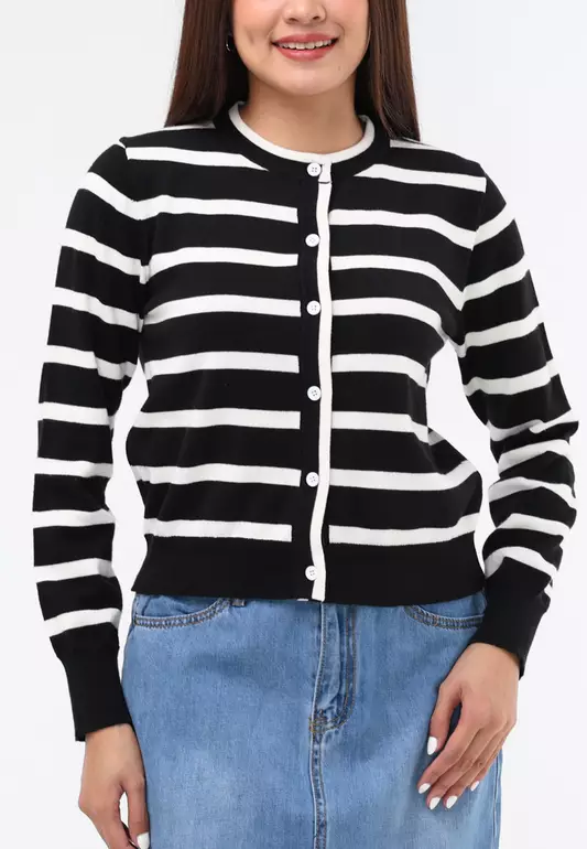 Knitted Long Sleeve Cardigan