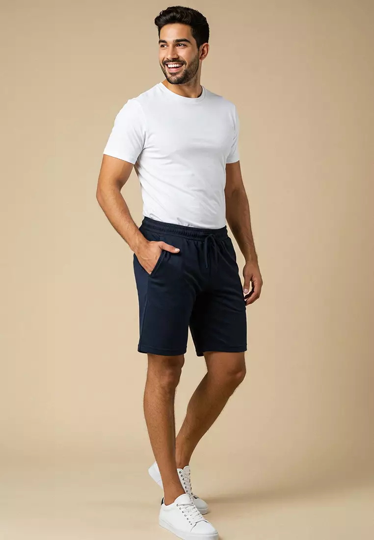 Navy Blue Regular/Normal Cut Basic Shorts&Bermuda TMNSS20SR0068