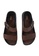 Louis Cuppers brown Double Strap Sandals 2A982SHD3F7EBDGS_4