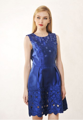 Avia Lasser Cut Dress Blue
