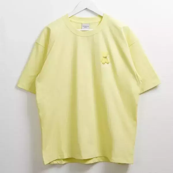 Kaos ADLV FUZZY BEAR TEXT LONELY YELLOW TSHIRT 100% ORIGINAL