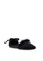 Berrybenka 黑色 人造毛皮鑽飾平底鞋 ADA3DSH0258E94GS_2