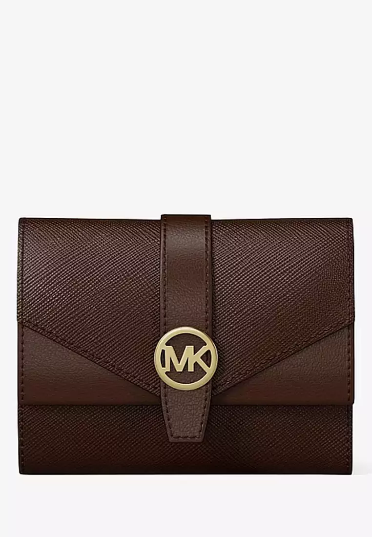 mikko② Buy Michael Kors Greenwich Medium Saffiano Leather Trifold Wallet