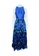 Theia blue Pre-Loved theia Blue Print Evening Dress 80C23AAA738C68GS_2