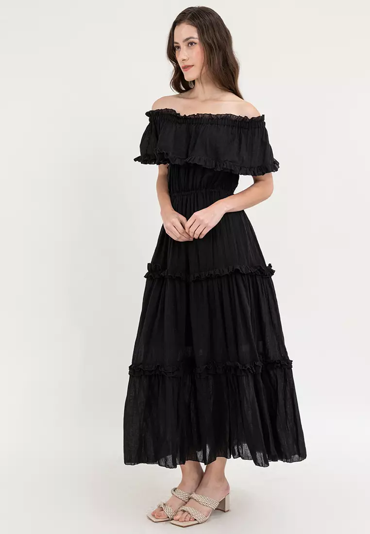 Alessandra Off Shouder Dress