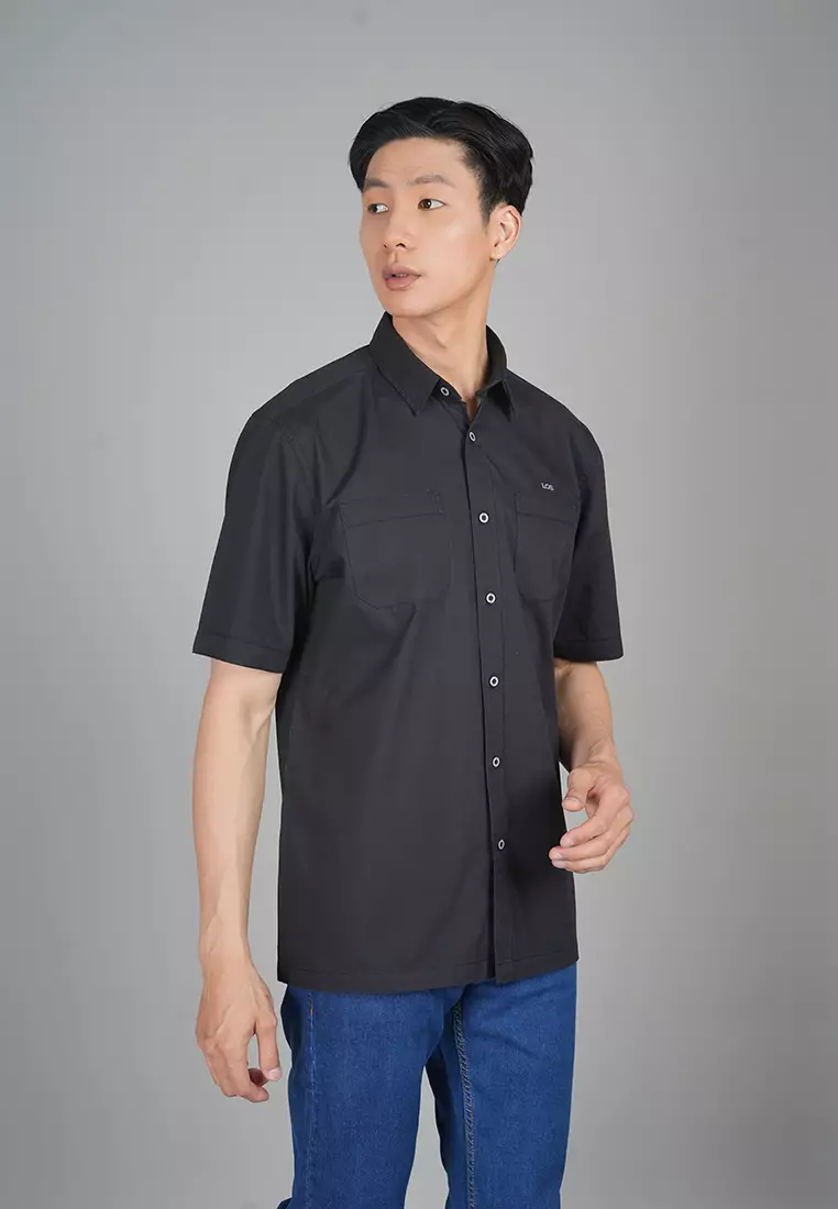 LGS - Livo Classic Collection -  Kemeja Casual Pria - Lengan Pendek - Motif Polos - CSH.271.K001