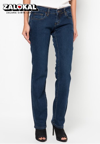 Jual Lois Jeans Straight Stretch Pants Basic Denim 