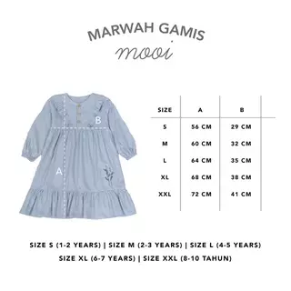 Mooi Dress Anak Gamis Anak Perempuan Raya Collection Marwah Gamis - Khaki