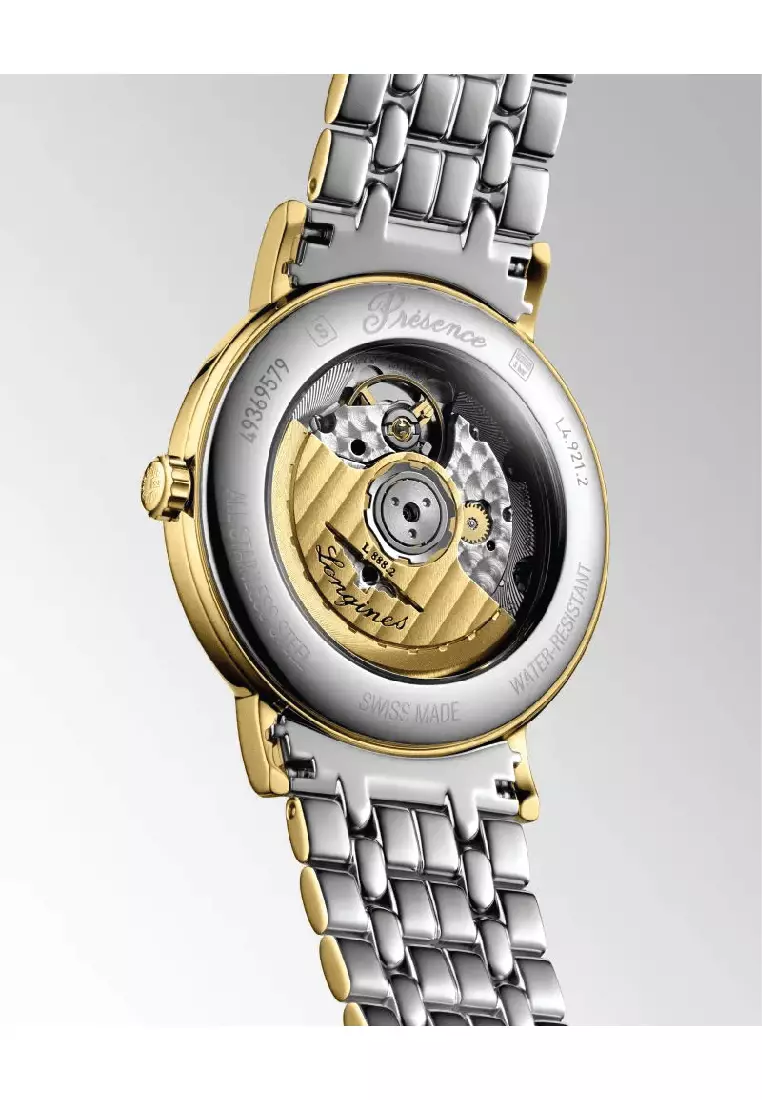 Longines presence automatic white dial men's watch 2025