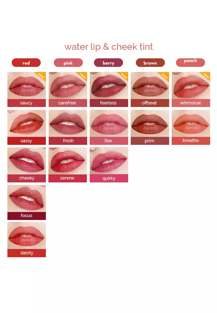 Water Lip & Cheek Tint in Fearless