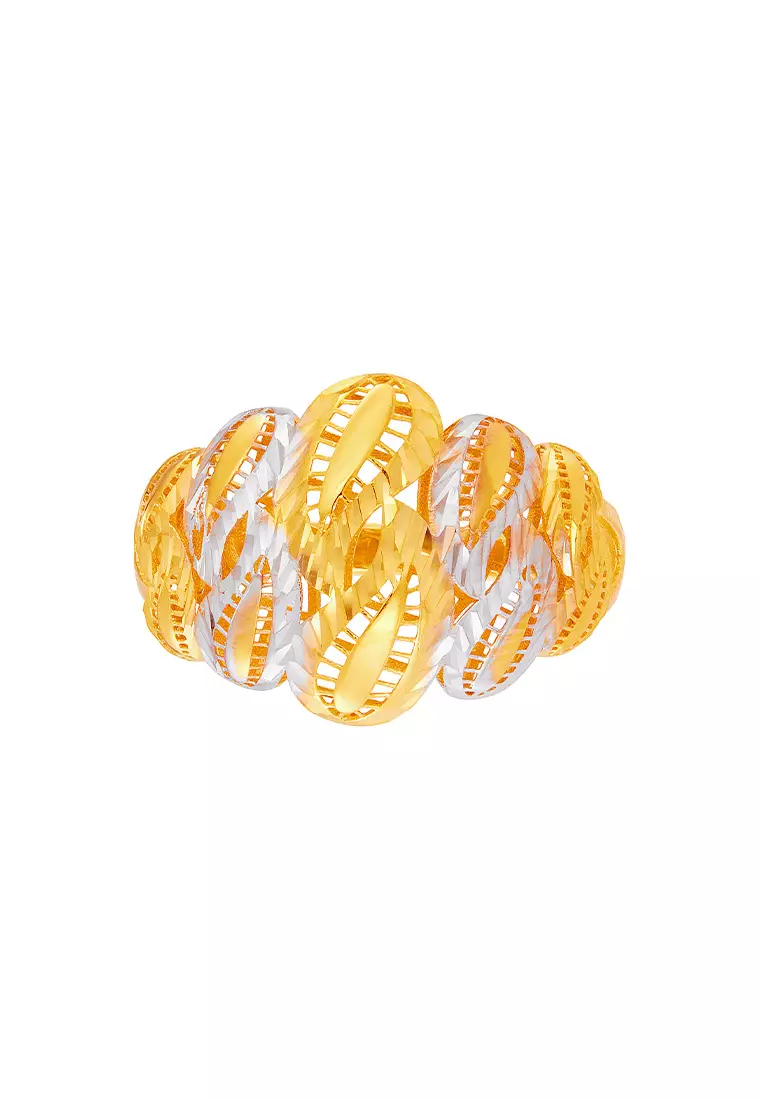 HABIB HABIB 916/22K Yellow and White Gold Ring 6200027YW(R) 2026 | Buy ...
