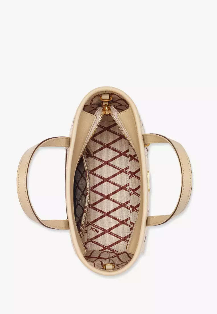 Aren Top-Zip Shopper in Visetos