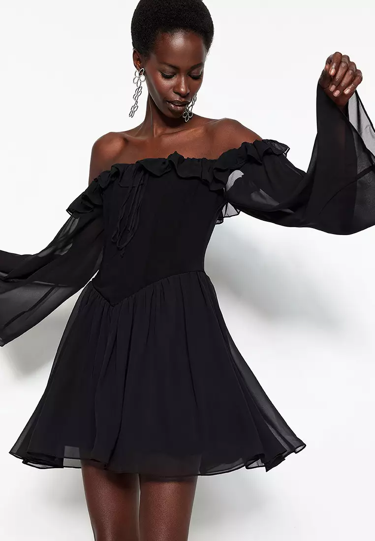 Chiffon Mini Dress