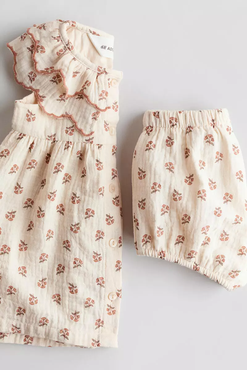 2-piece printed cotton set