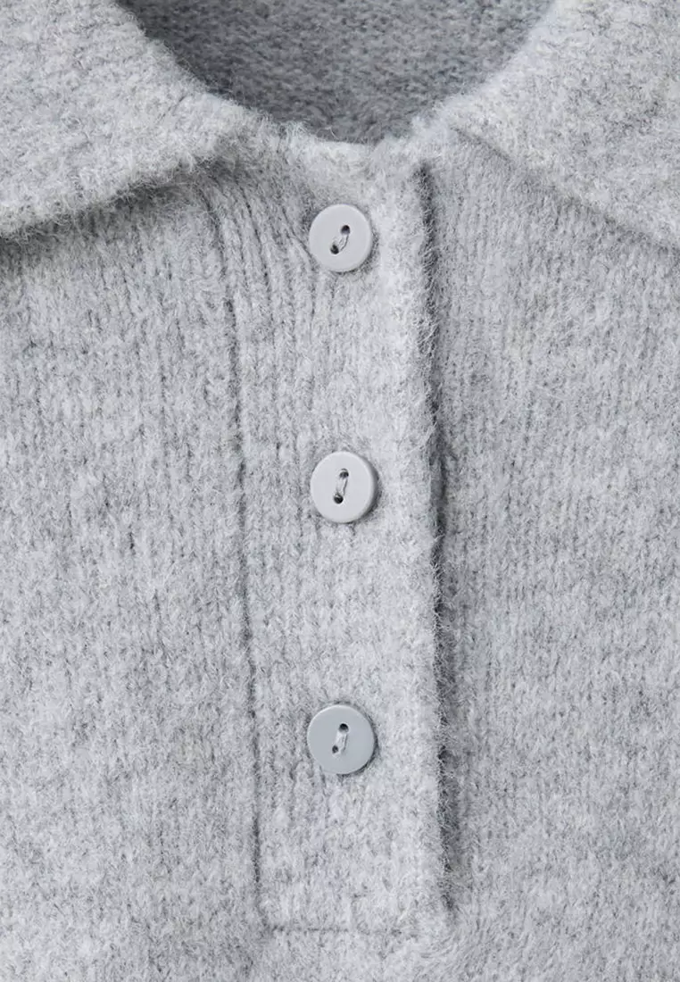 Buy Mango Knitted Polo-Neck Sweater 2026 Online | ZALORA