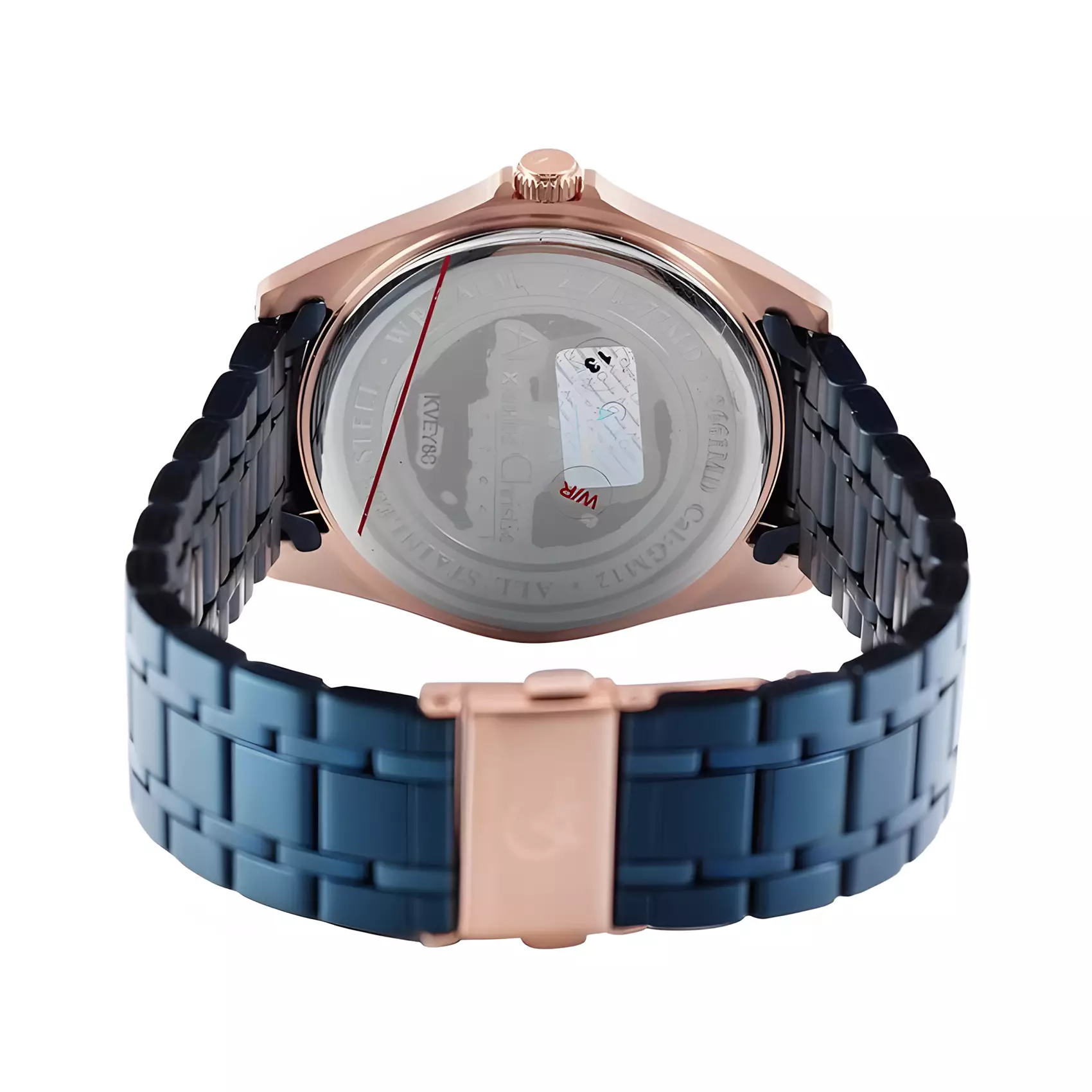Alexandre Christie - Jam Tangan Analog Pria - Blue Rose Gold - Stainless Steel - 8661 MDBURBU