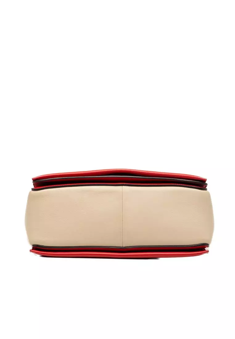 Pre-Loved Celine Medium Shiny Smooth Calfskin Frame Shoulder Bag