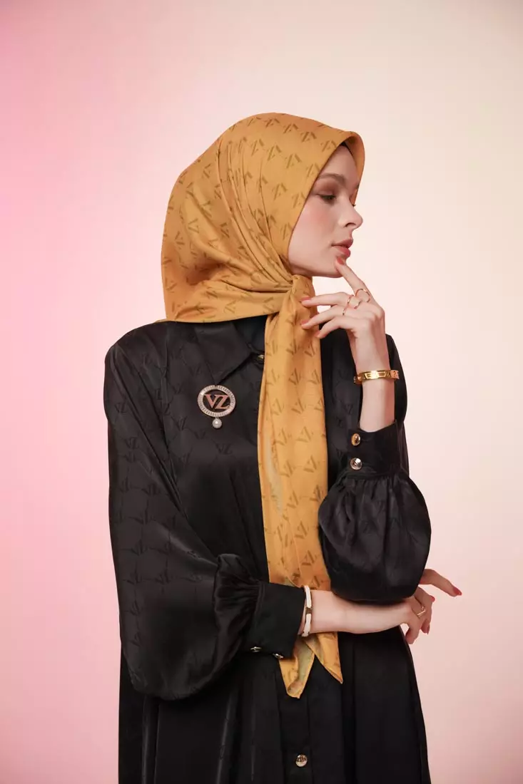 Monogram Voal Scarf