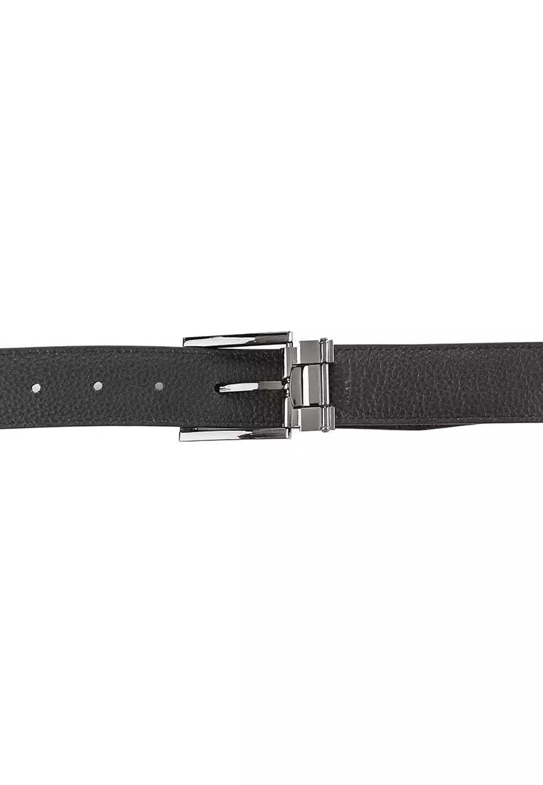 Ikat Pinggang Pria Kulit Leather Sabuk Gesper Branded Impor Men Belt Casual P