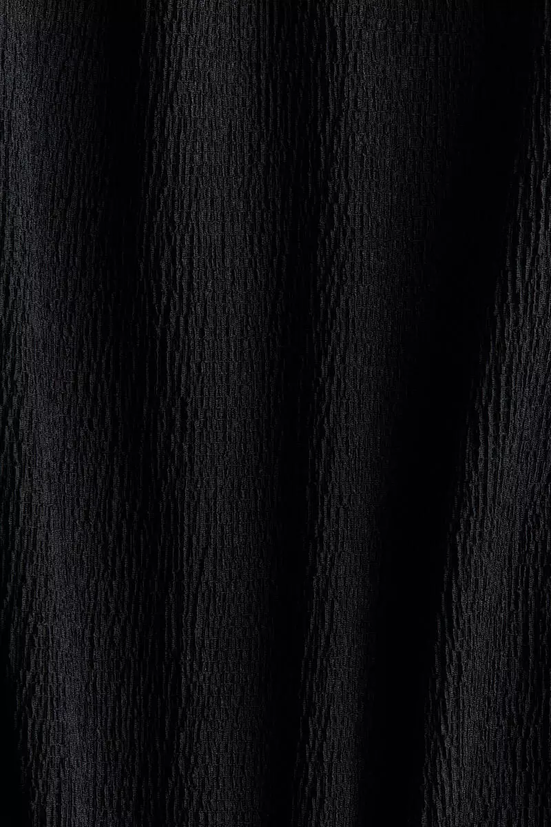 Crinkled tiered dress