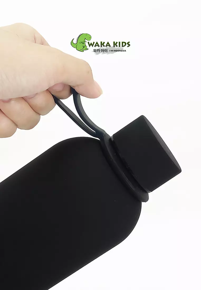 Wakakids Botol Minum Termos Stainless Steel Vacuum Tumbler Casual Simple Polos Doff 500ml K1285 Venrc Putih
