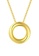 Vedantti yellow Vedantti 18k The Circle Solid Pendant in Yellow Gold A1479AC0E7C494GS_1