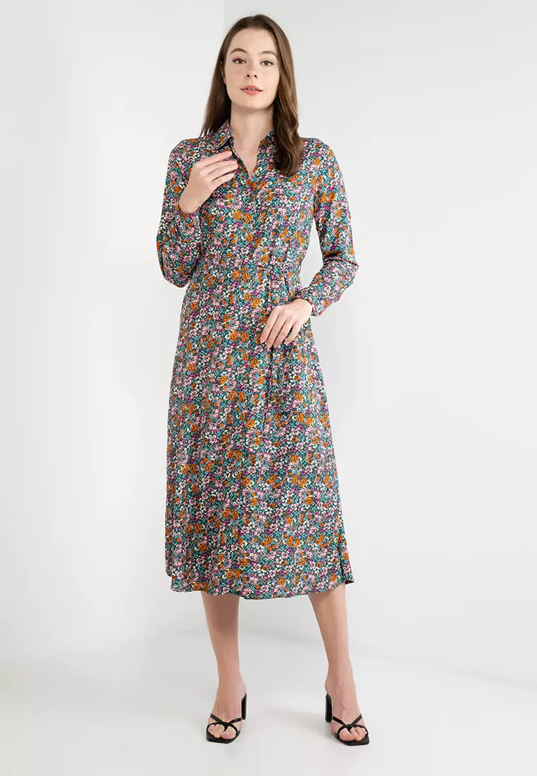 midi shirtwaist dresses