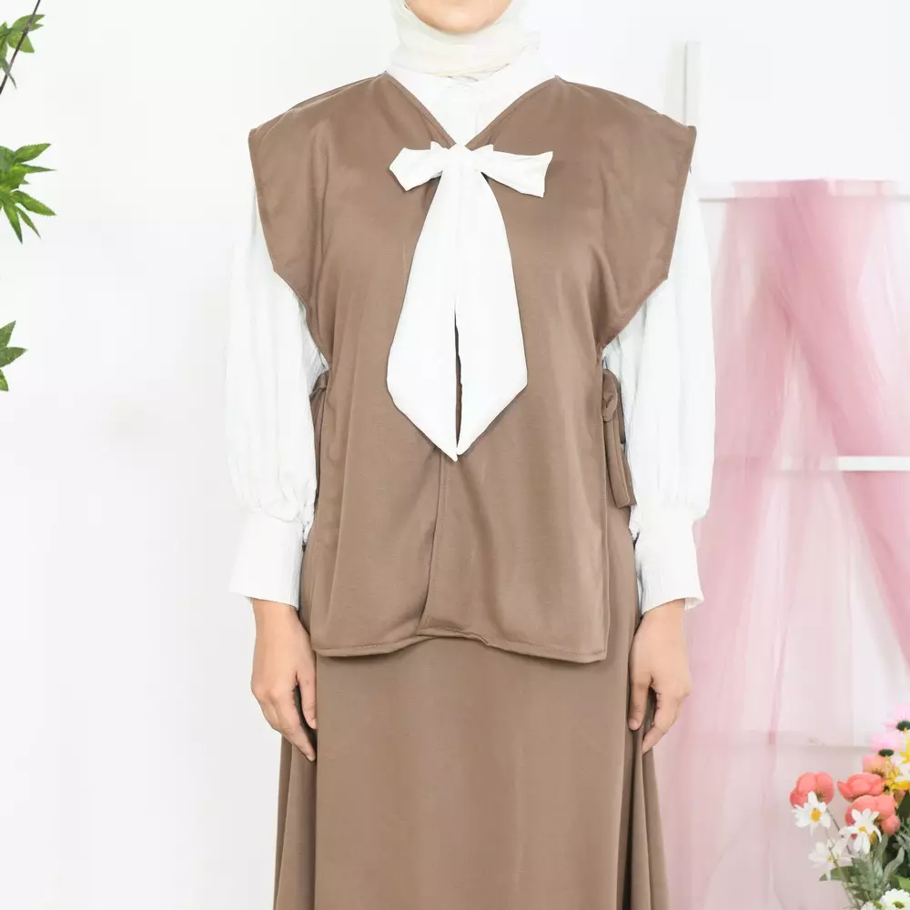 Amari One Set Vest Skirt - Soft Mahogany M19706 R39S4