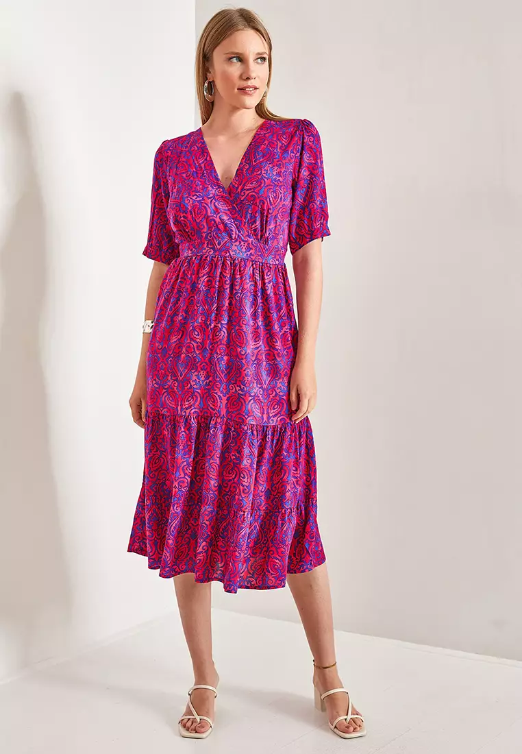 Viscose Midi Dress