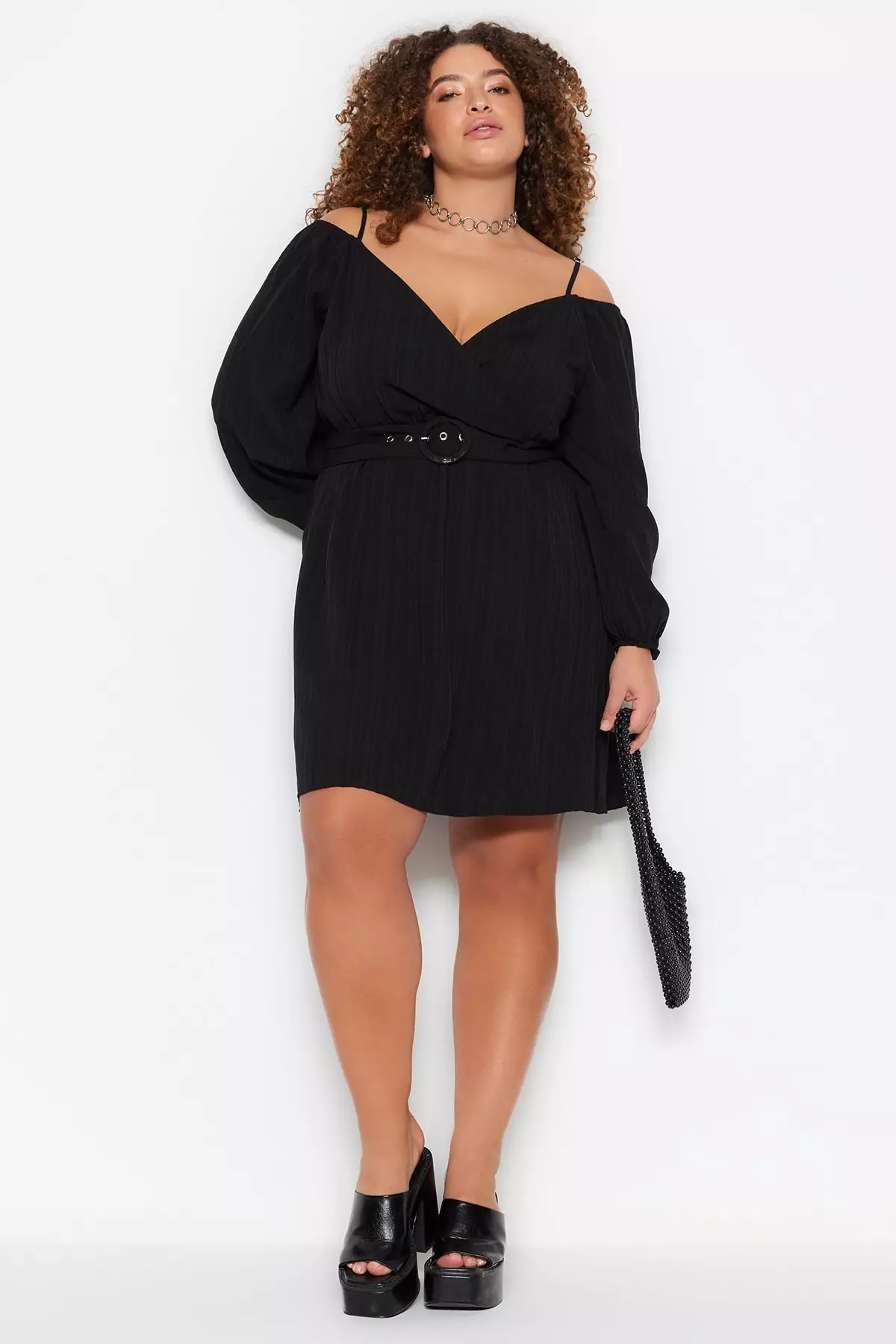 All black dress hotsell plus size