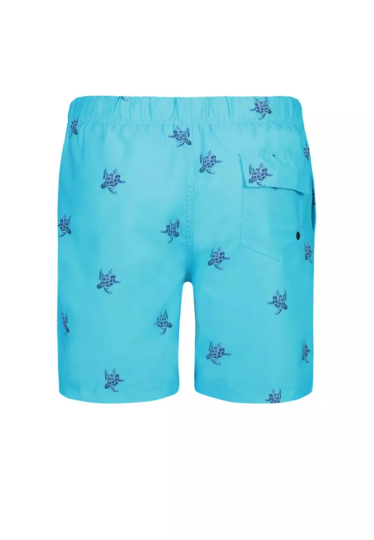Turtle Print Swim Shorts