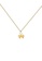 ZITIQUE gold Women's Simple Bowknot Necklace - Gold D75A9AC7B1927FGS_1