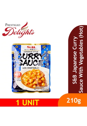 Prestigio Delights S&B Japanese Curry Sauce With Vegetables - Hot 210g EB6C7ESAAF6AAEGS_1