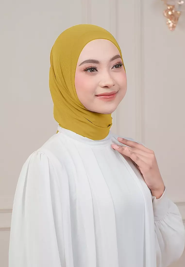 HIJAB INSTAN QIARA - MUSTARD