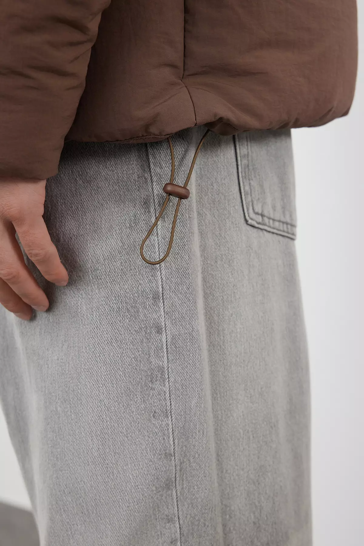 Cinnamon Unisex Oversize Puffer Jacket - Stand Collar, Water And Wind Resistant Tmnaw24Mo00003