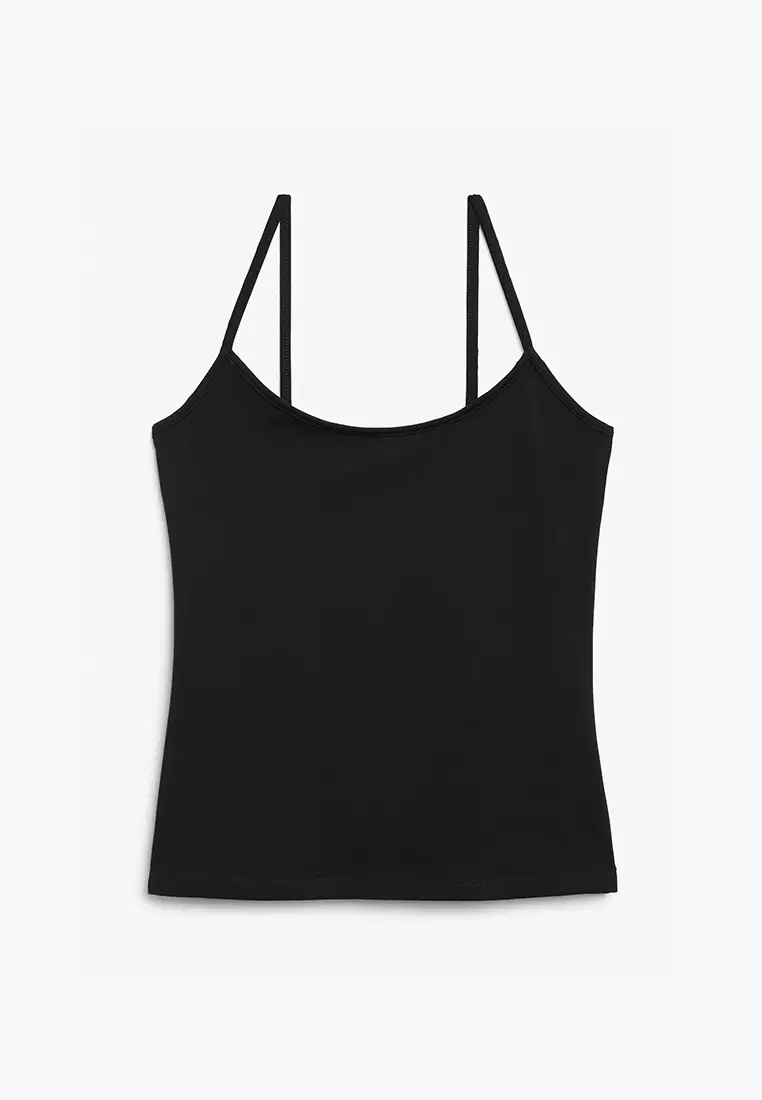 Buy Monki Spaghetti strap singlet 2024 Online ZALORA Singapore