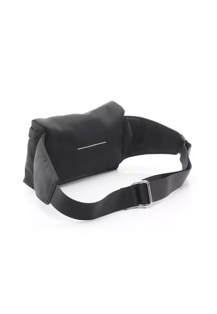 Pre-Loved MM6 MAISON MARGIELA NUMERIC Numeric belt bag body bag Nylon black