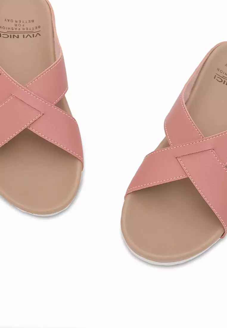 VIVI NICI - Melly Sandal Wanita Cherry